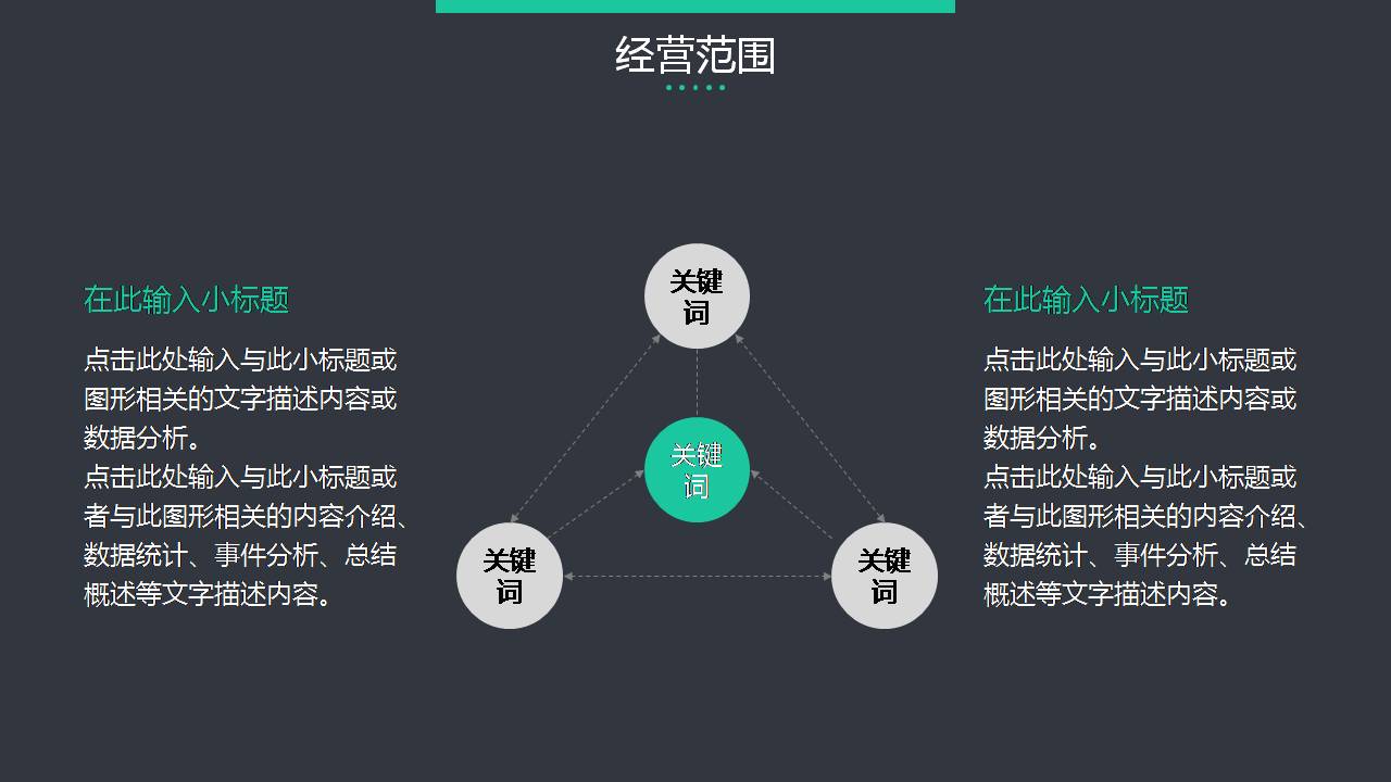 极简风公司简介ppt模板