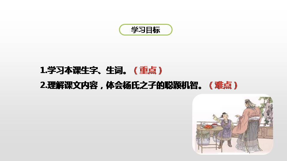杨氏之子完美版ppt