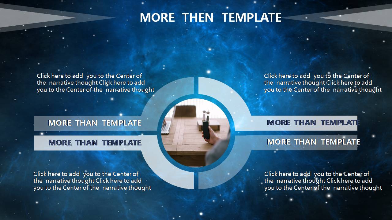 星空宇宙ppt模板