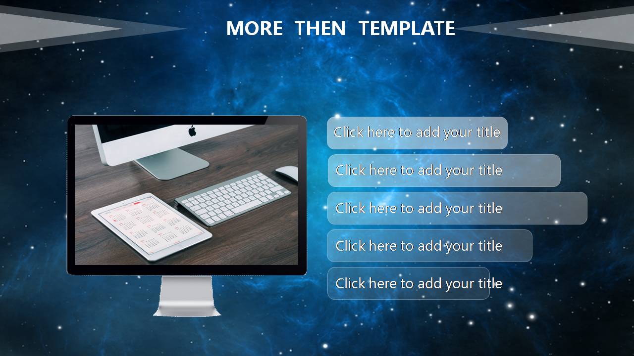 星空宇宙ppt模板