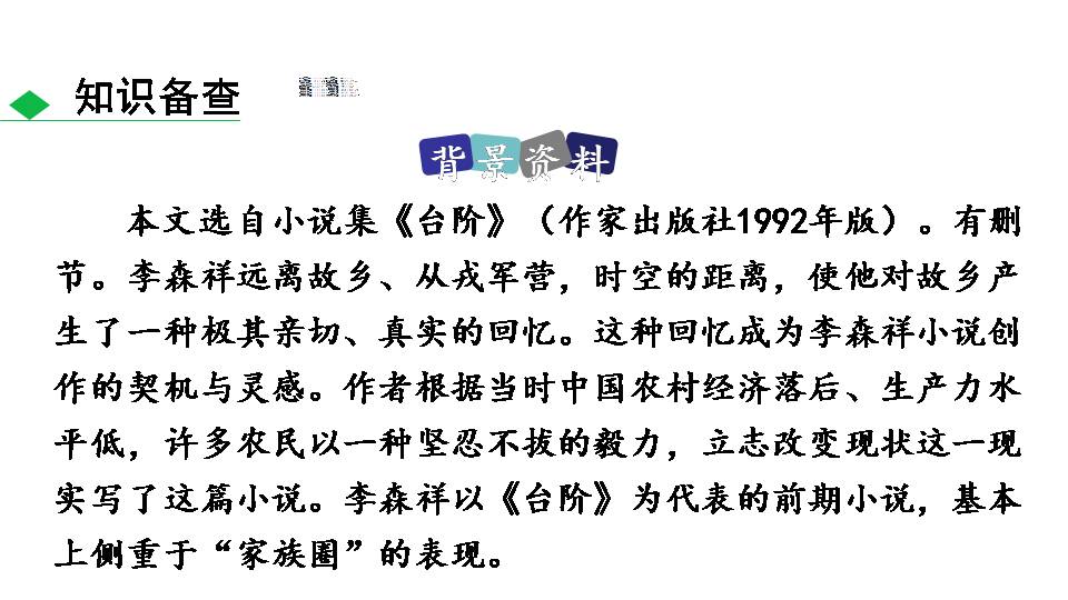 李森祥台阶ppt模板