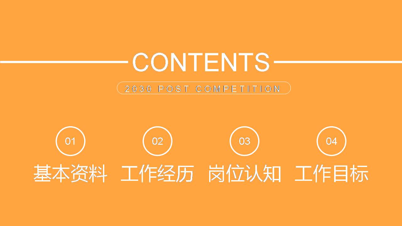 竞聘经理ppt模板免费版