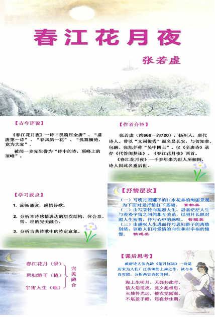 音乐春江花月夜ppt