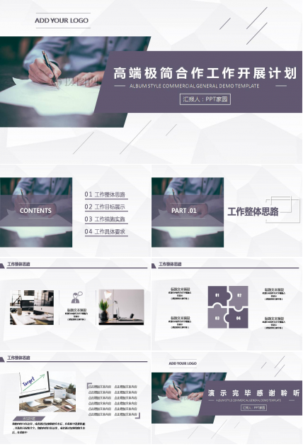 合作项目策划书模板ppt 