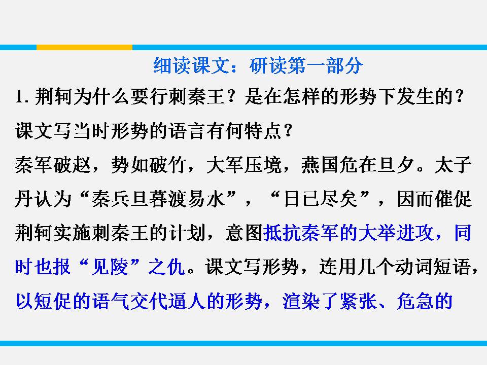 荆轲刺秦王ppt课件
