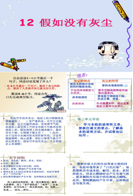 假如没有灰尘ppt