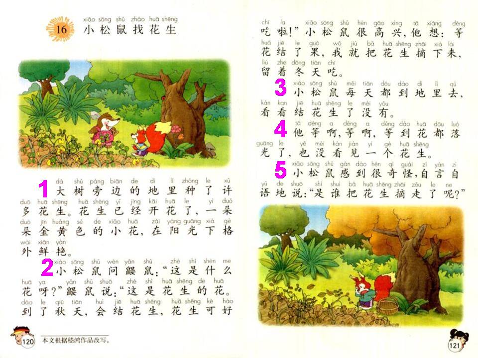 人教版小松鼠找花生ppt