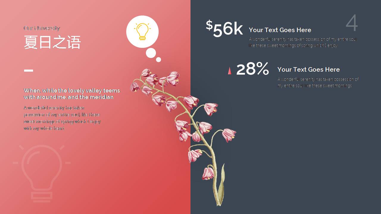 以夏日为主的ppt模板