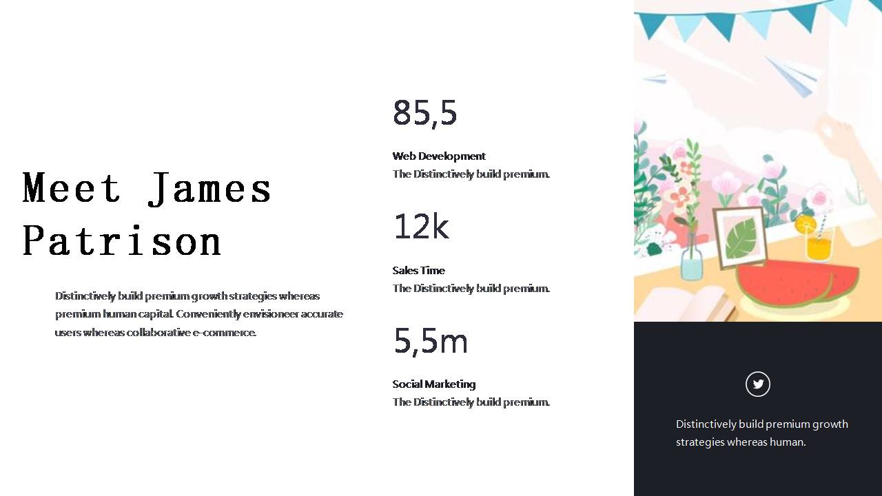 夏日ppt模板简洁