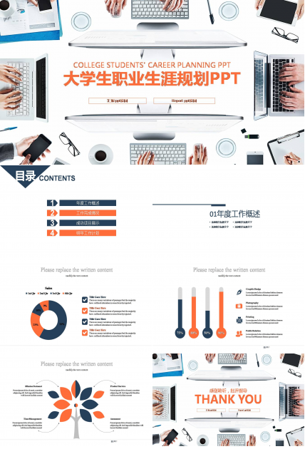 wps职业生涯规划ppt