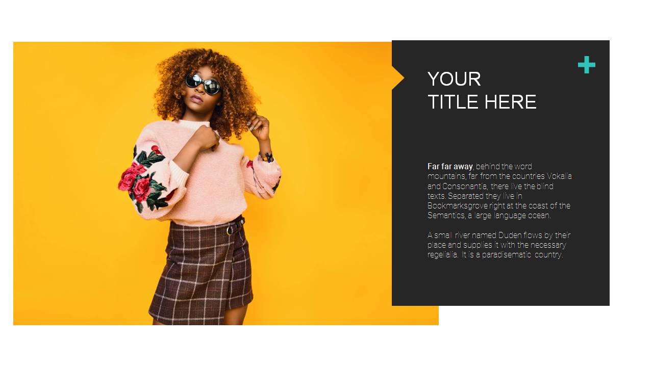 时尚行业ppt模板 