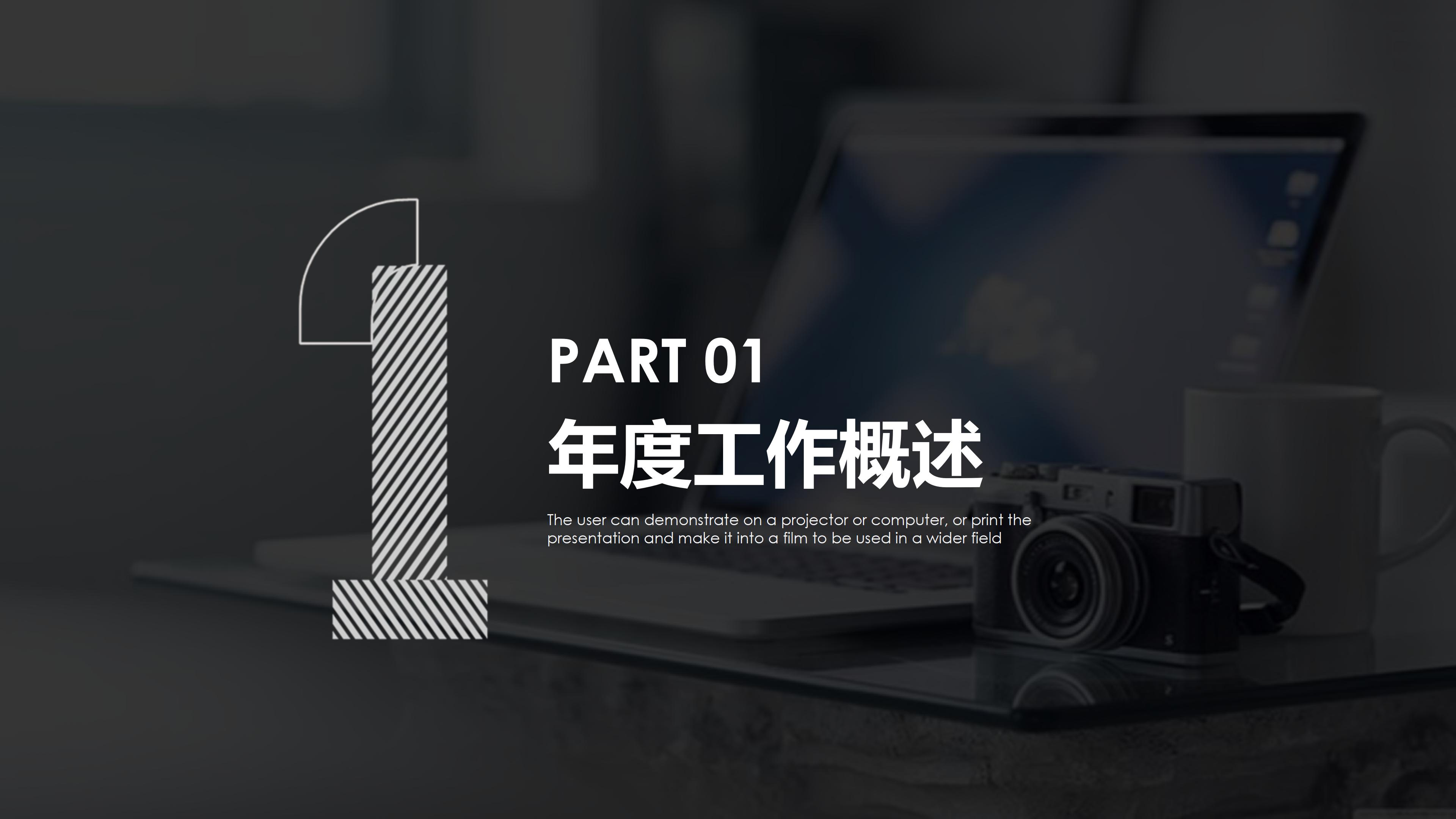 2020年中工作汇报总结ppt模板