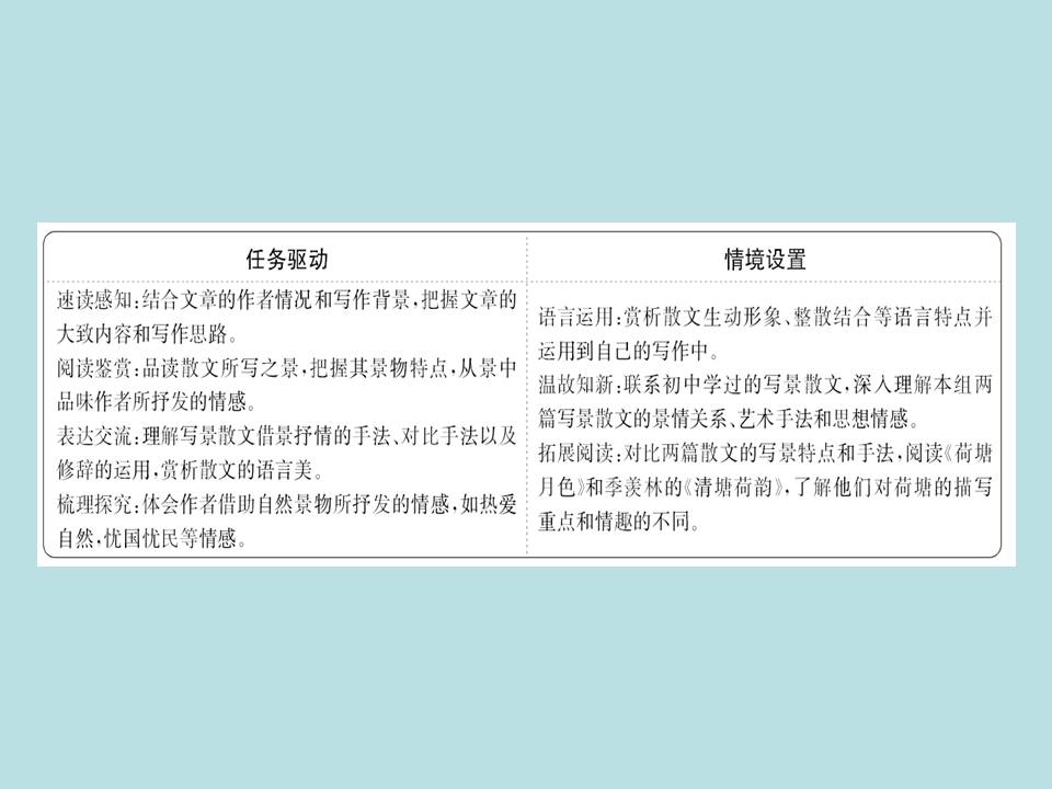 荷塘月色+免费ppt 