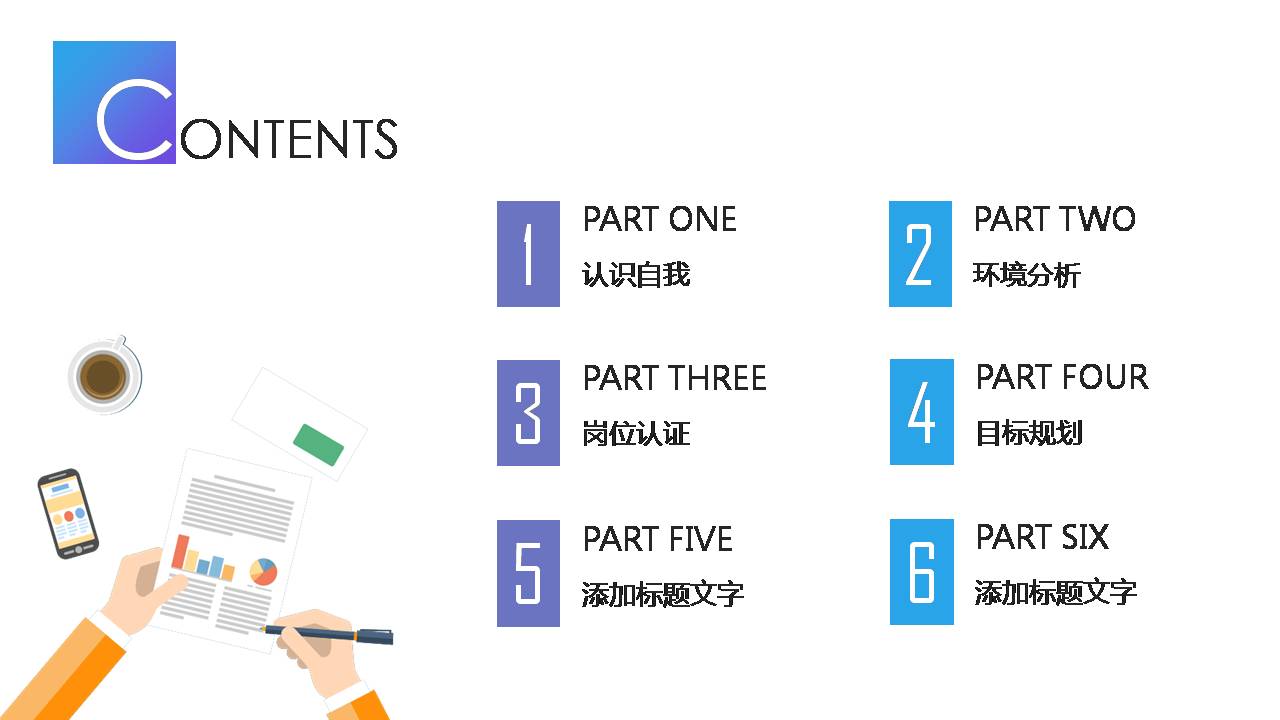 职业生涯规划方案ppt模板