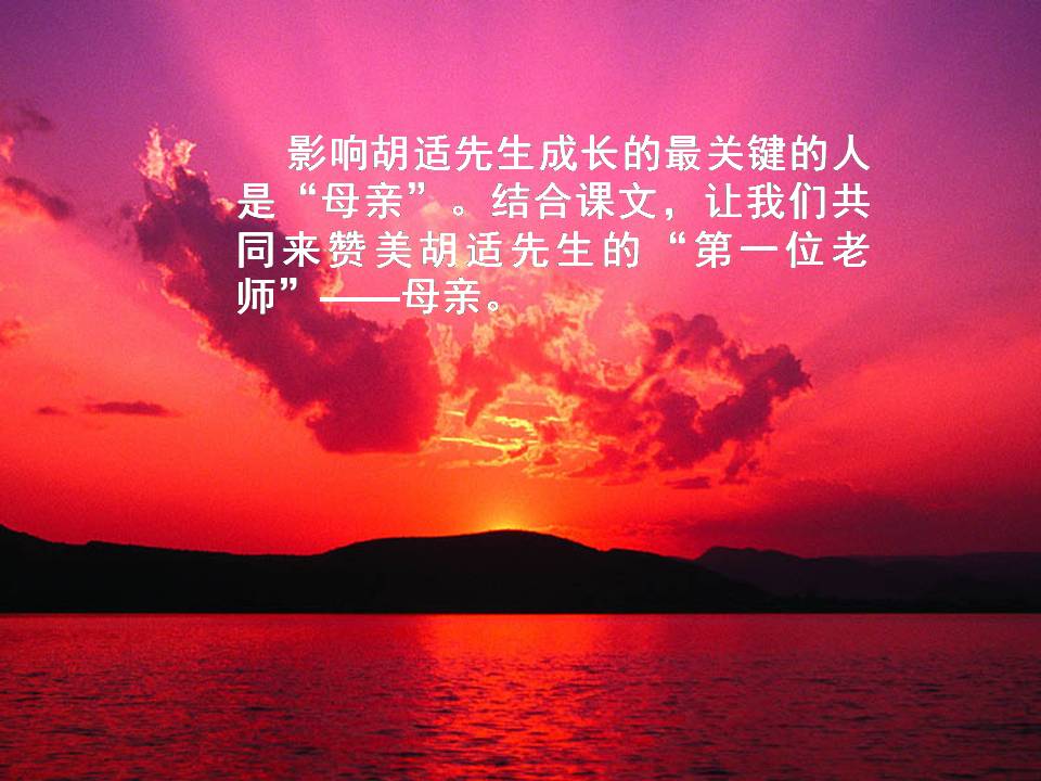 我的母亲微课ppt 