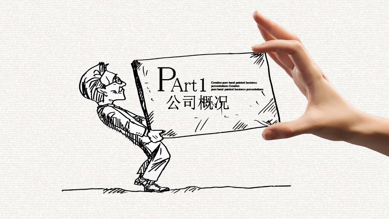 公司简介精美ppt模板