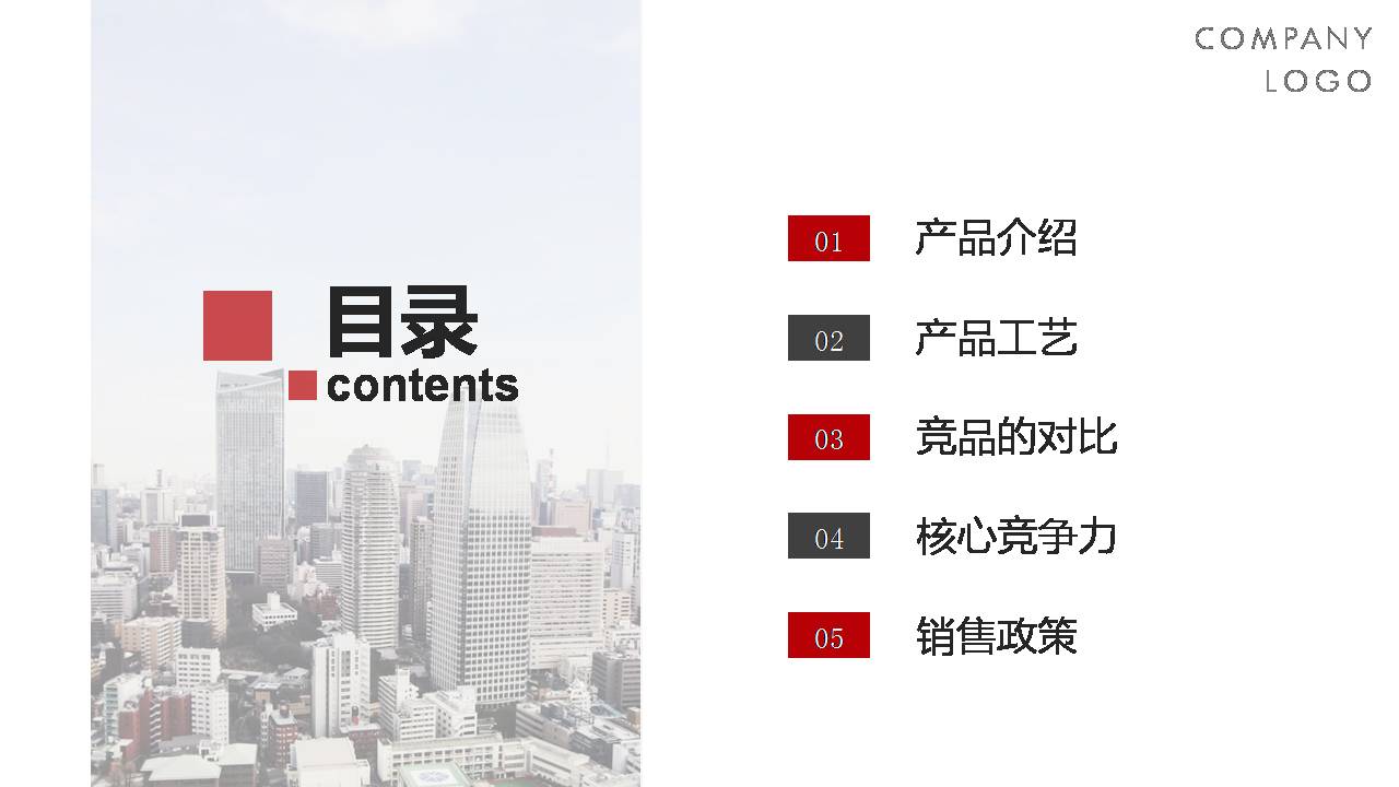 高大上公司简介ppt模板