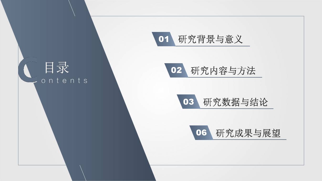 ppt毕业论文开题报告模板