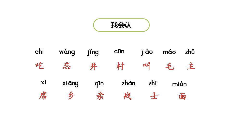一年级下册吃水不忘挖井人ppt 