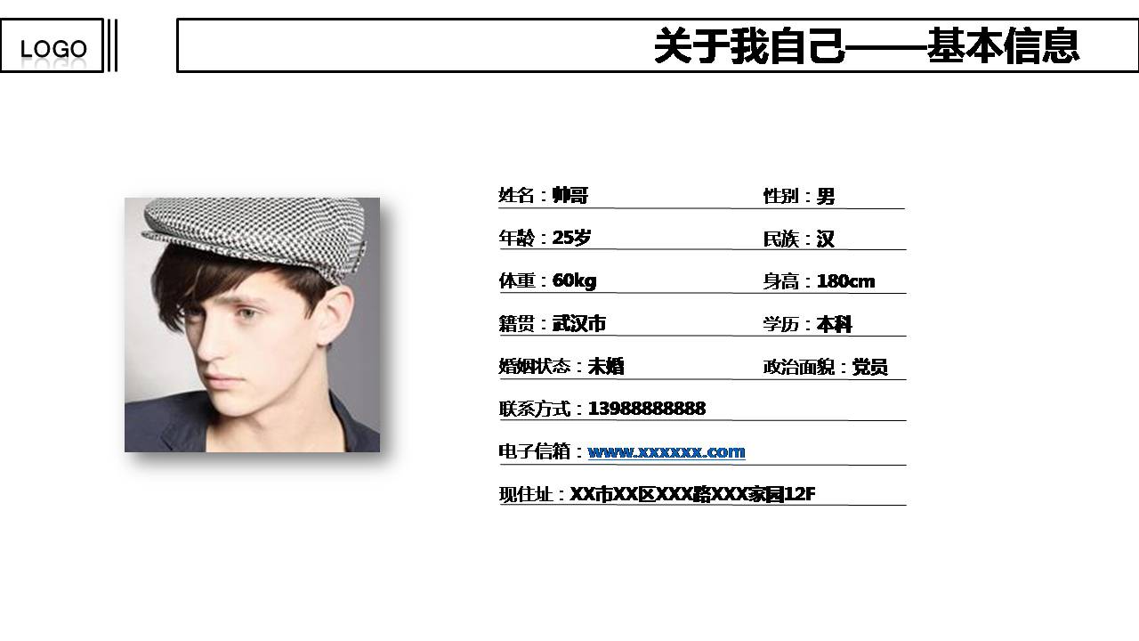 岗位商务竞聘ppt