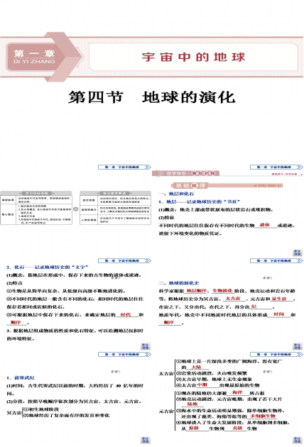 宇宙中的地球的ppt模板