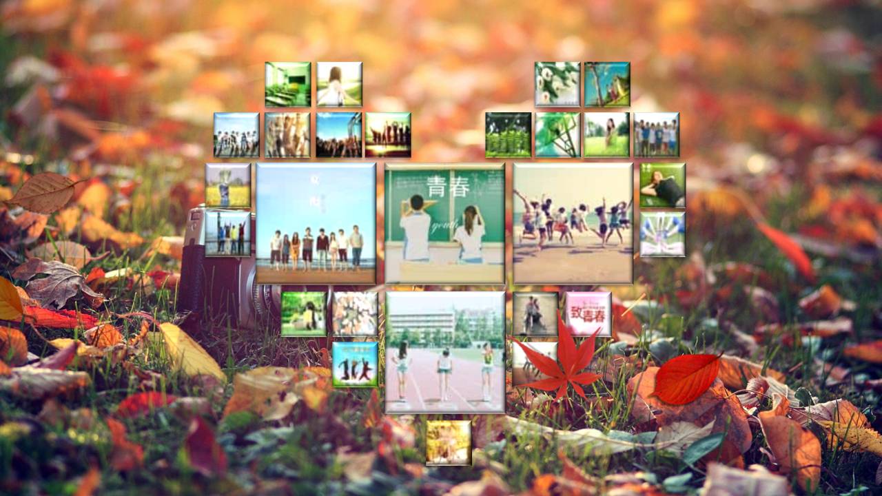 图文同学聚会ppt模板