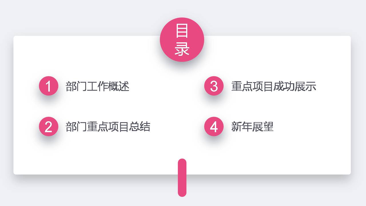 粉色极简活动策划ppt模版