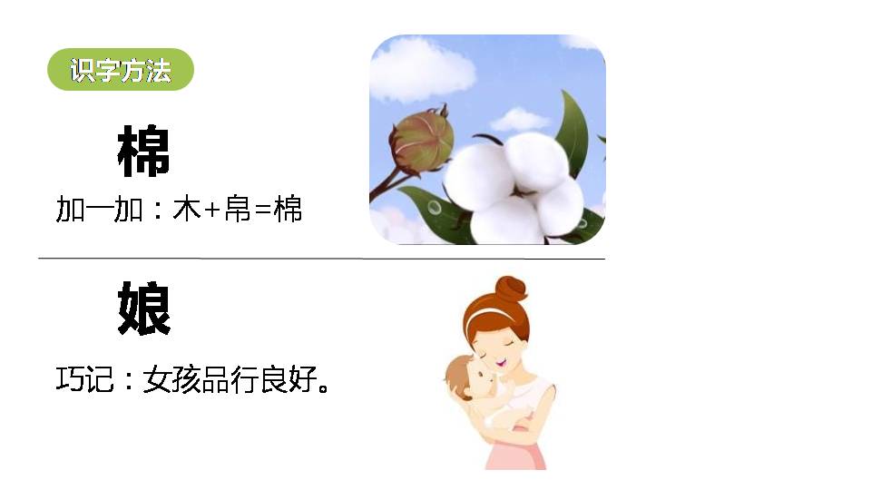 棉花姑娘教学ppt