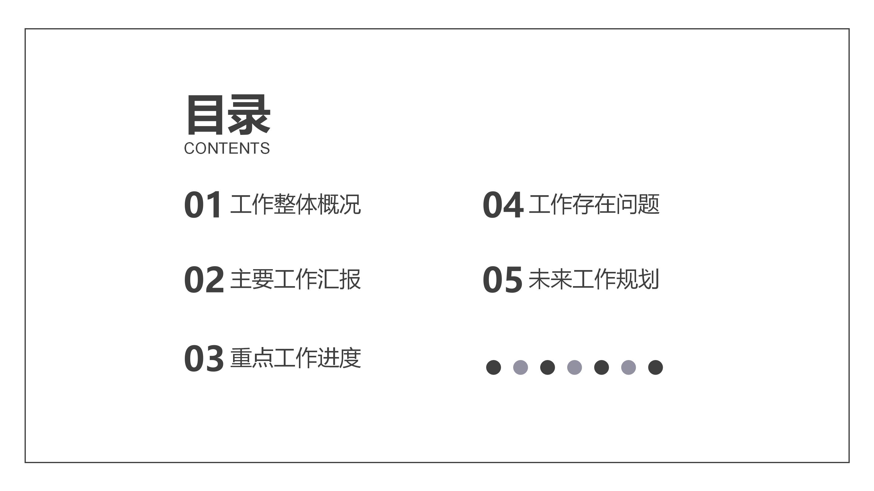 简约商务工作汇报ppt模板