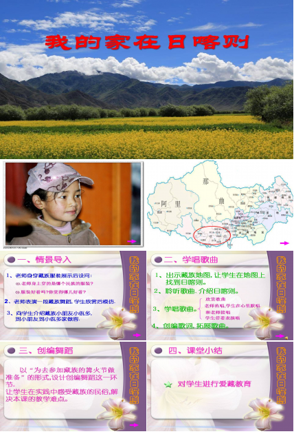 我的家在日喀则ppt