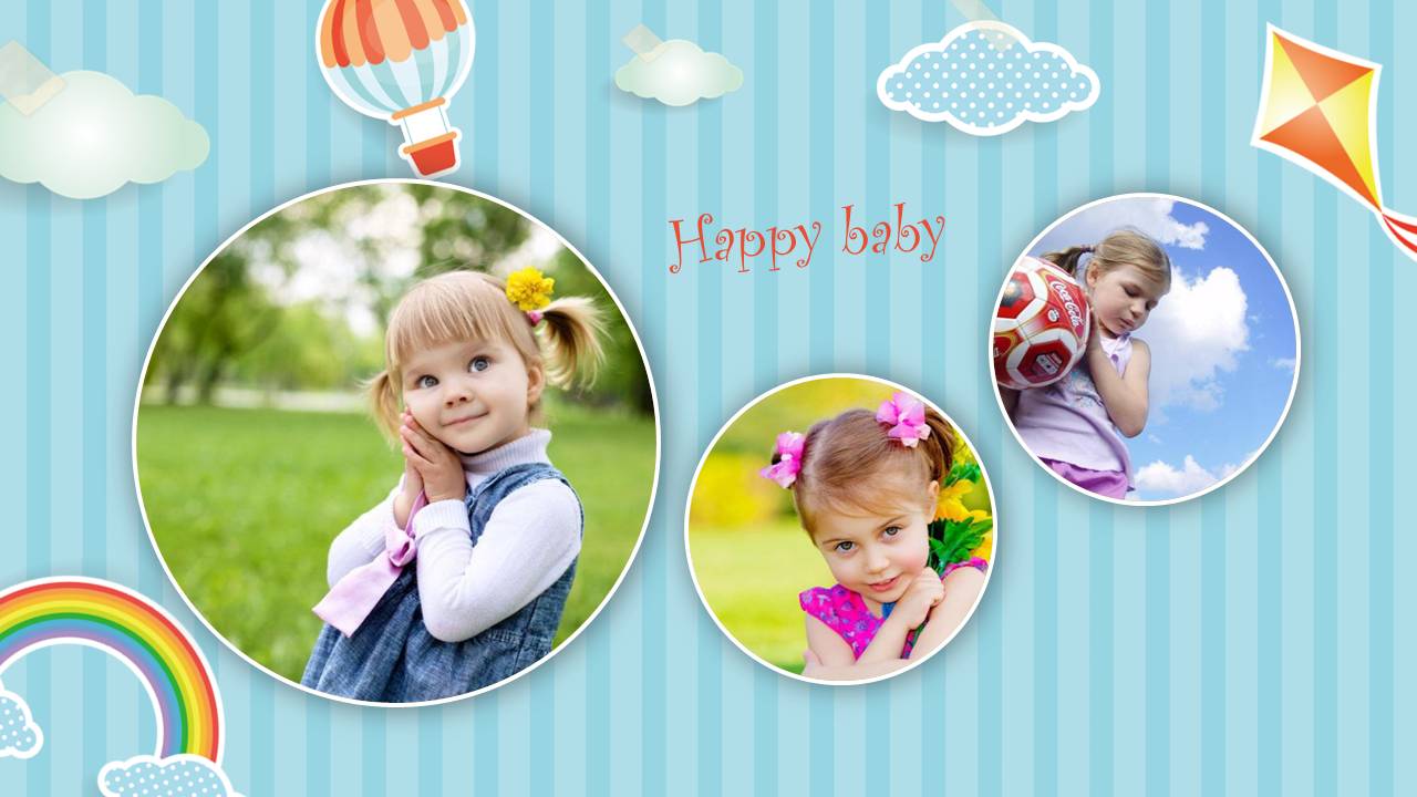 幼儿园成长纪念册ppt模板图片