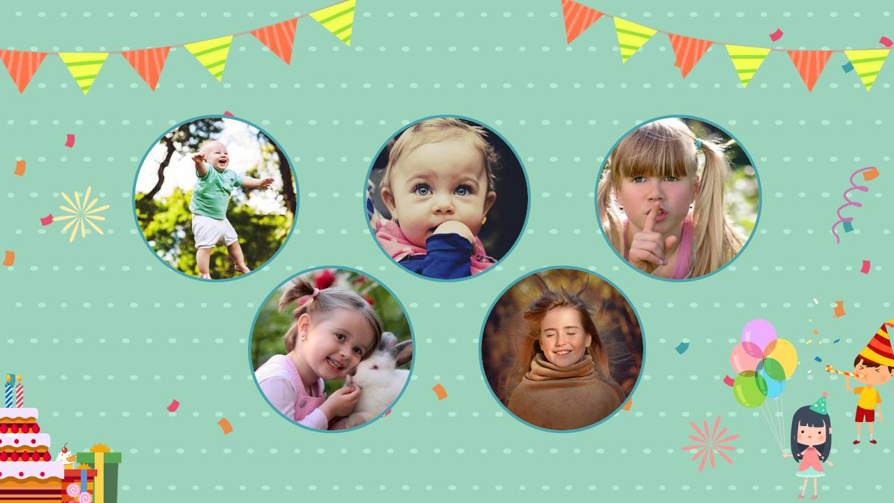 个人成长纪念册ppt模板