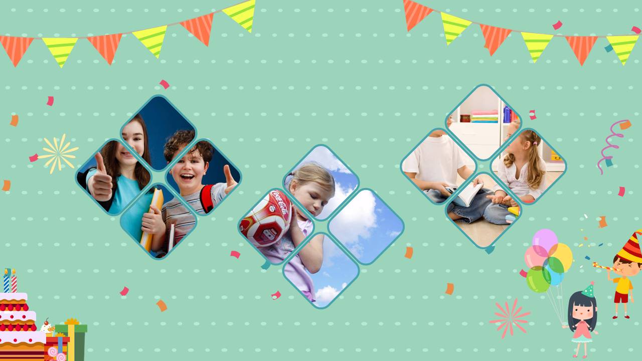 个人成长纪念册ppt模板