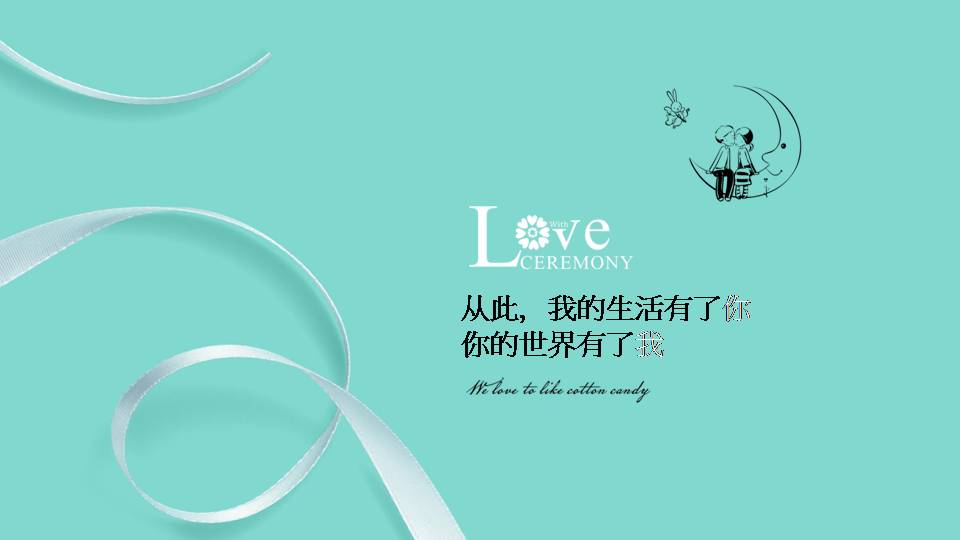 婚礼策划工作分解ppt模板