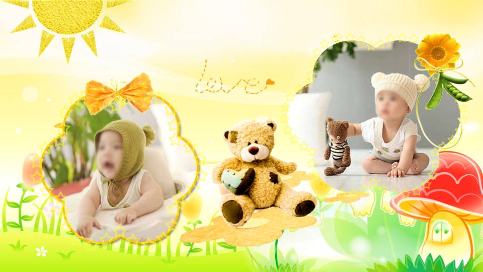 儿童庆生ppt模板