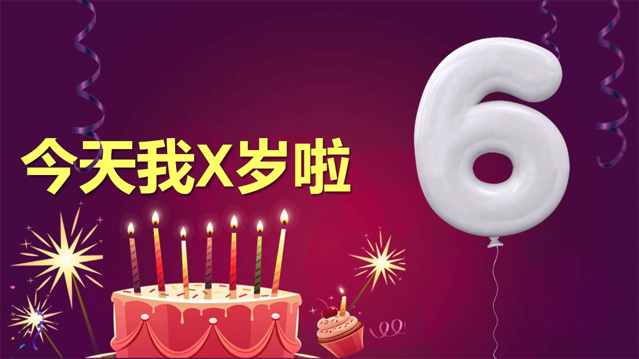 小朋友生日快乐ppt模板