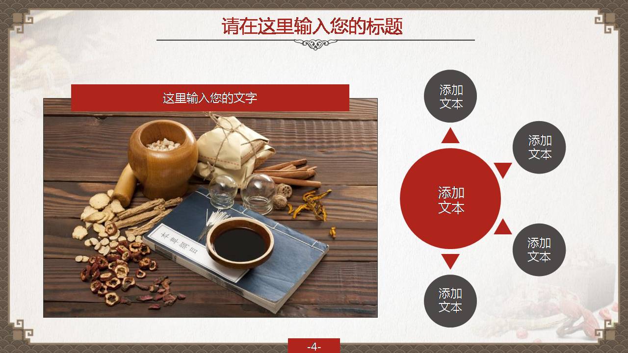 药学类中医演讲ppt模板