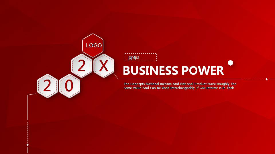 红色微粒体ppt模板