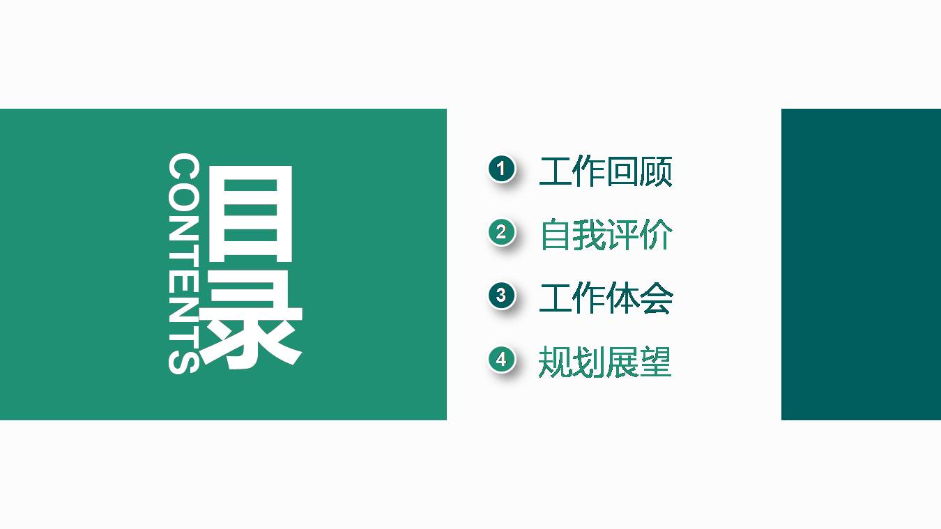 微粒体述职报告ppt模板