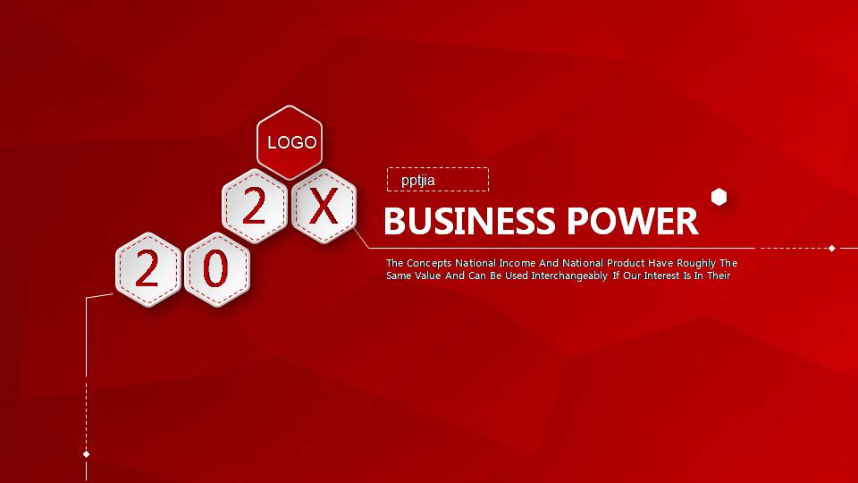 红色微粒体ppt模板