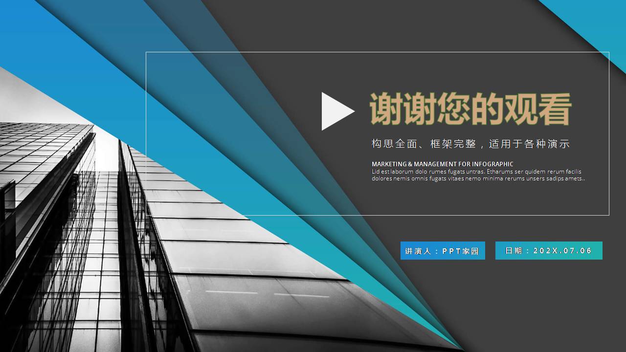 大气企业未来规划ppt