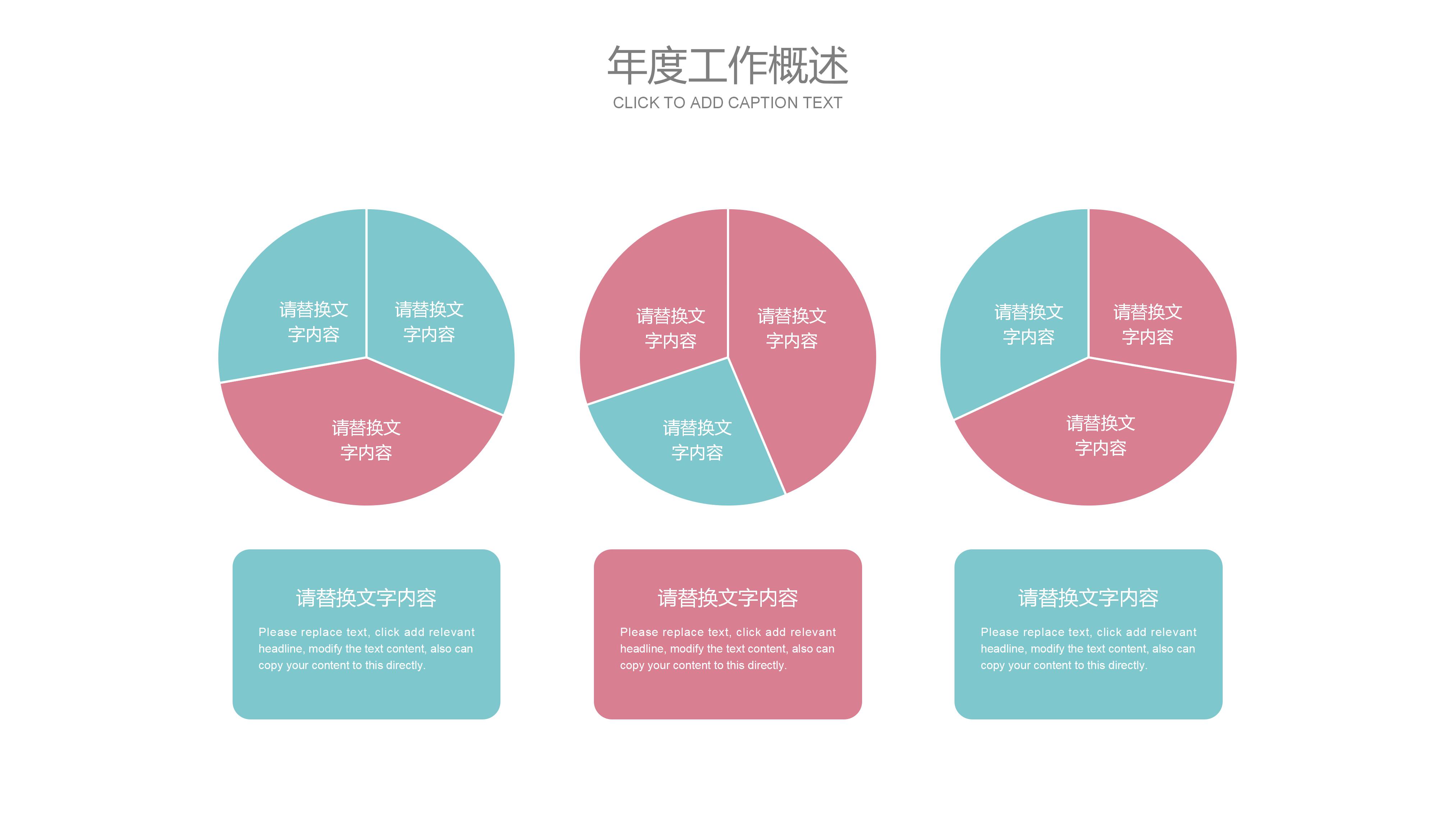 物业公司数字统计ppt模板