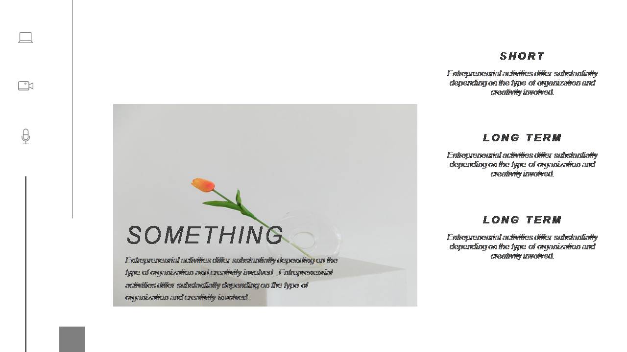 北欧风格冷色调ppt模板