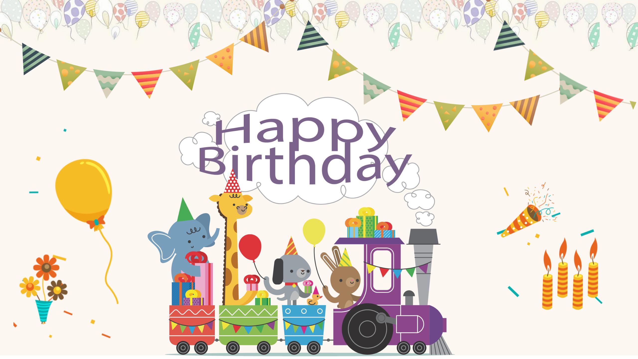 生日礼物祝福贺卡ppt模板下载