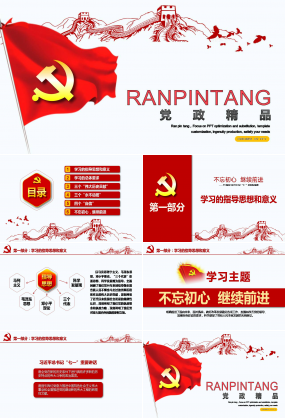 党课ppt模板精华版