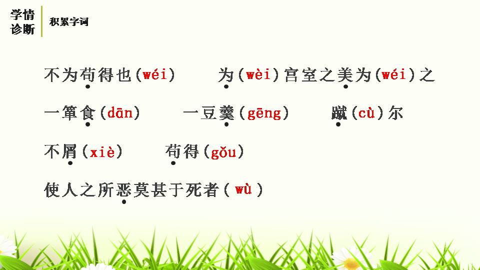 鱼我所欲也语文课件ppt