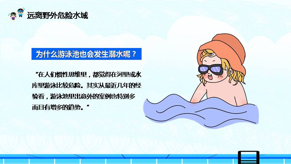 夏季防溺水班会ppt模板