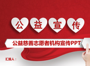 慈善公益宣传PPT模板推荐