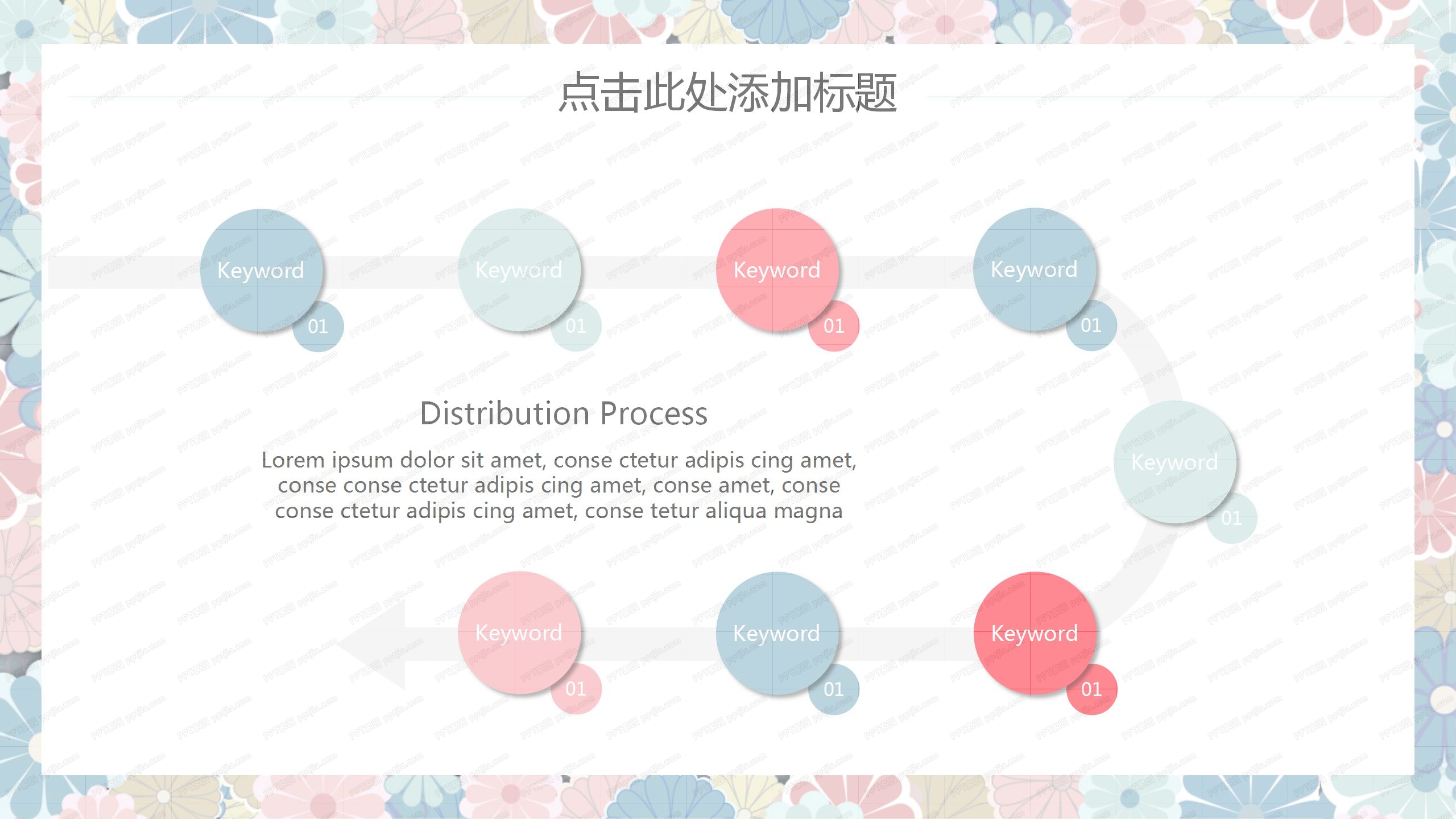 爱在七夕创意时尚活动计划汇报ppt模板