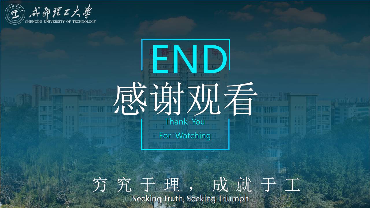 成都理工大学毕业论文ppt模板